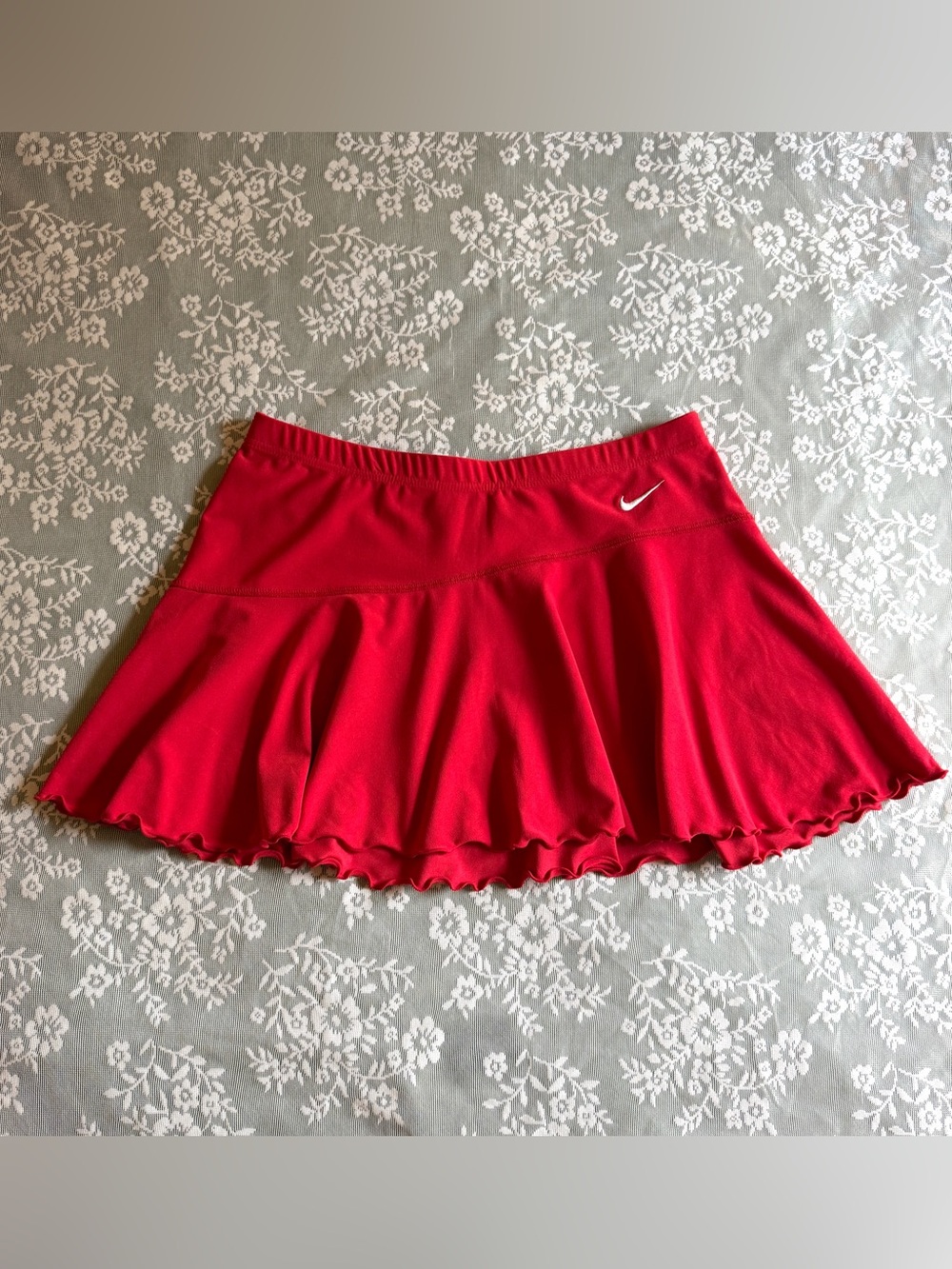 Nike Red Athletic Skirt